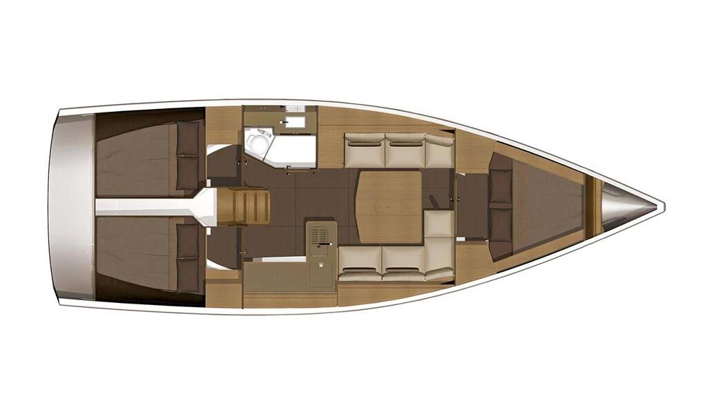 Sailing yacht Dufour 382 GL Barka