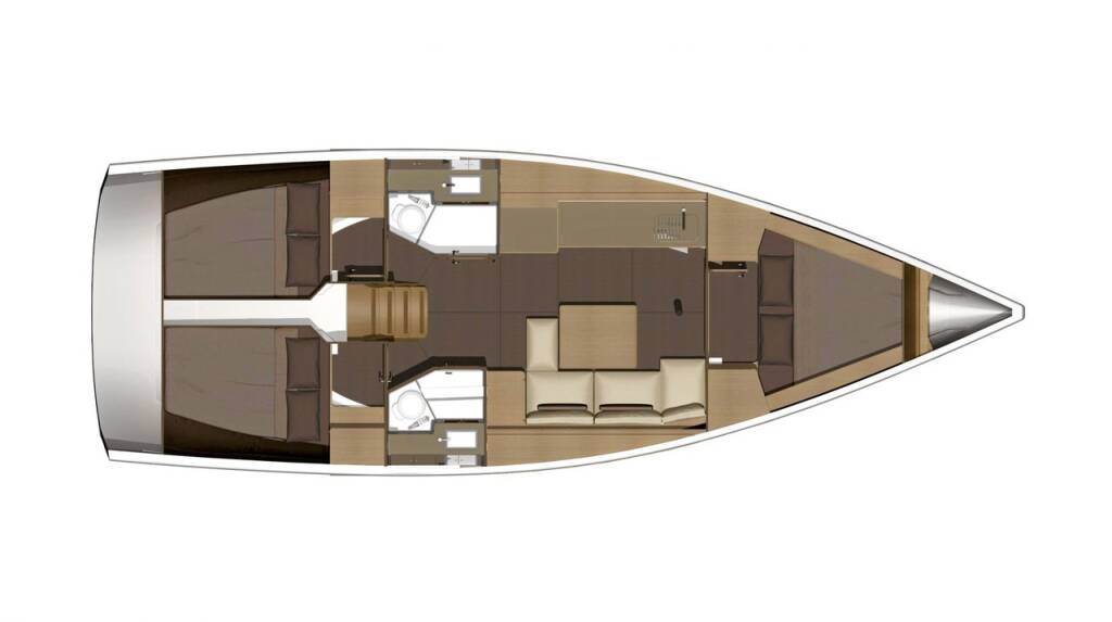 Sailing yacht Dufour 382 GL Fever