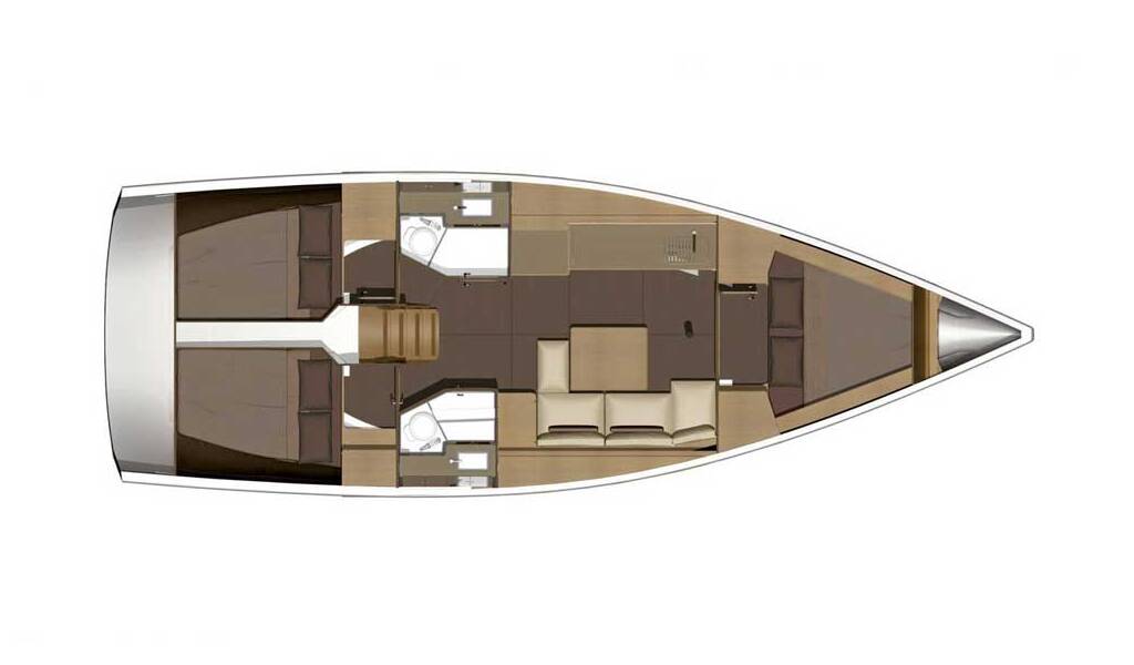 Sailing yacht Dufour 382 GL So What