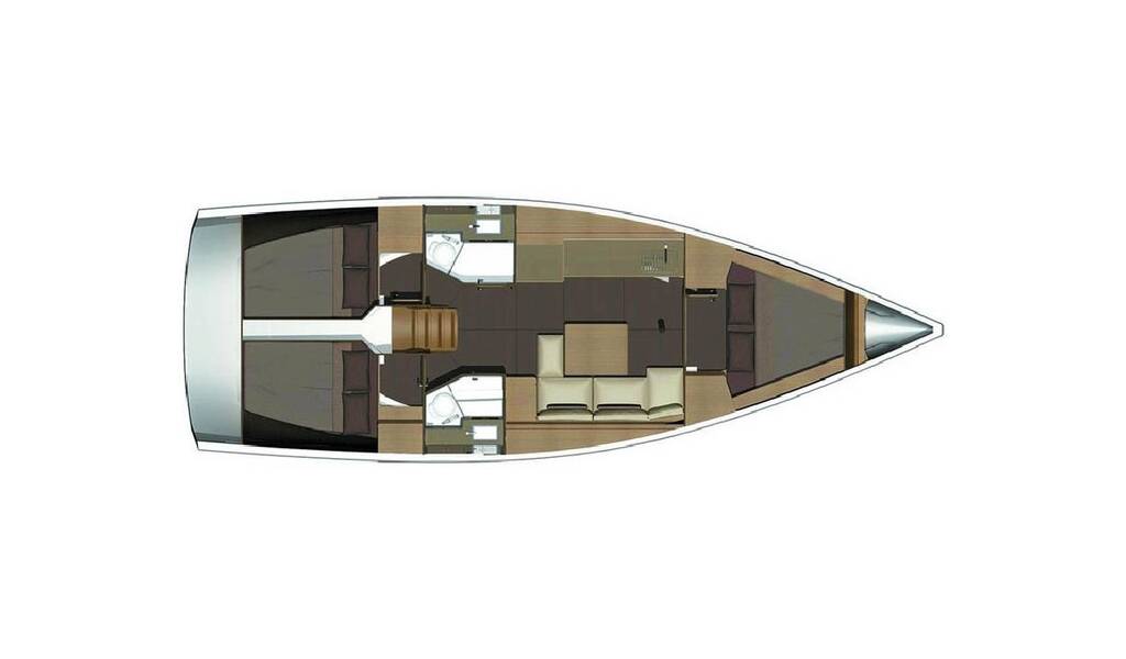 Sailing yacht Dufour 382 GL Calypso