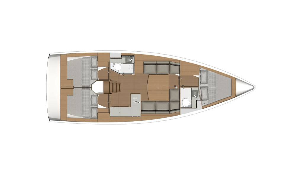 Sailing yacht Dufour 390 GL Mercury