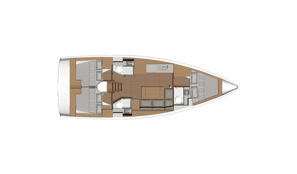 Sailing yacht Dufour 390 GL Coast to Coast