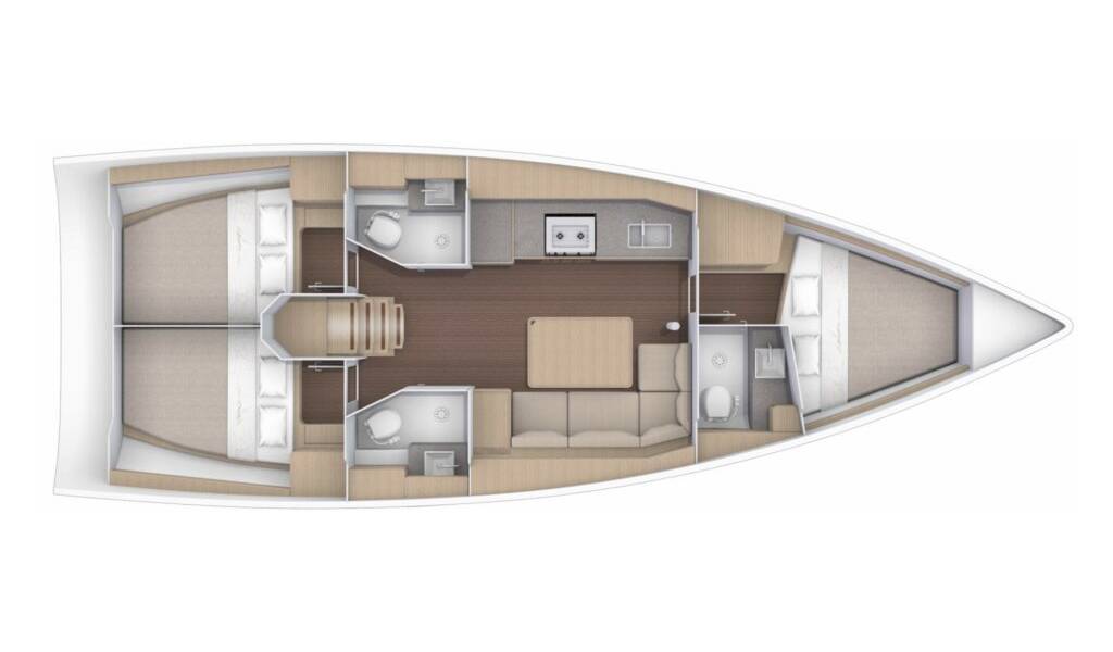 Sailing yacht Dufour 390 GL Agnes