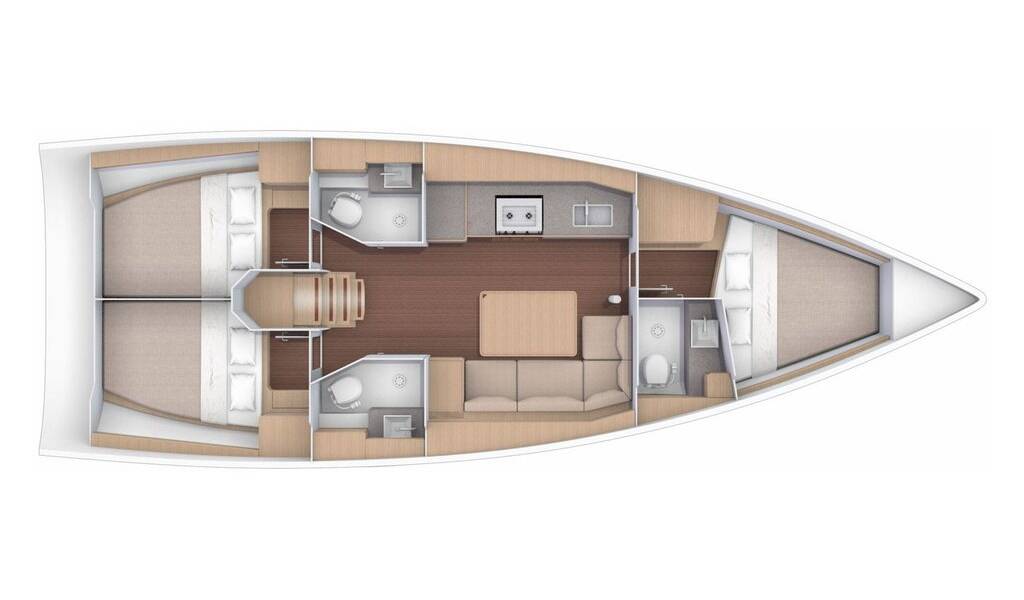 Sailing yacht Dufour 390 GL Artemis