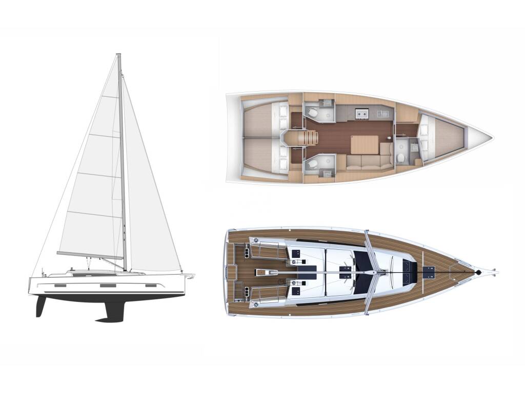 Segelyachten Dufour 390 GL Barracuda