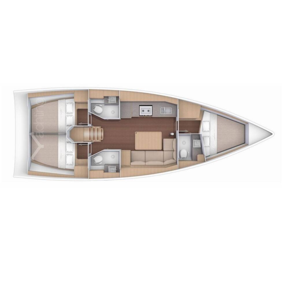 Sailing yacht Dufour 390 Yaya