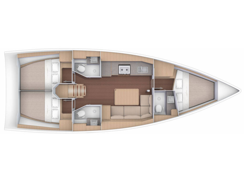 Sailing yacht Dufour 390 Gin Fizz