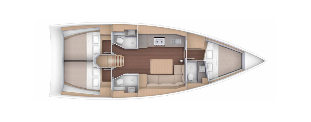 Segelyachten Dufour 390 Easy Living
