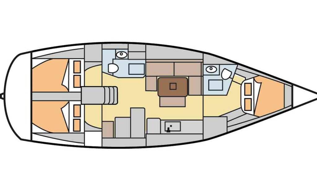 Sailing yacht Dufour 405 GL Namaste