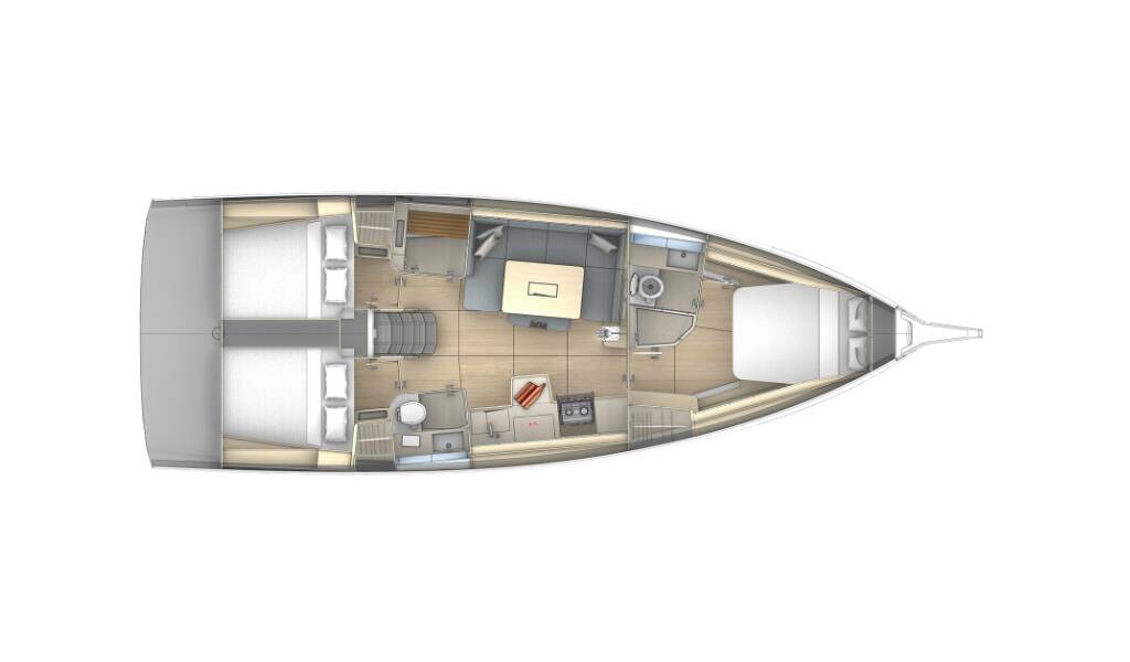 Sailing yacht Dufour 41 Performance Leni
