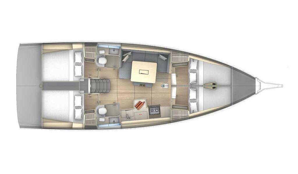 Sailing yacht Dufour 41 Performance Vojvotkinja