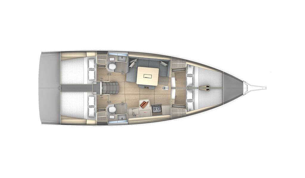 Segelyachten Dufour 41 Anita