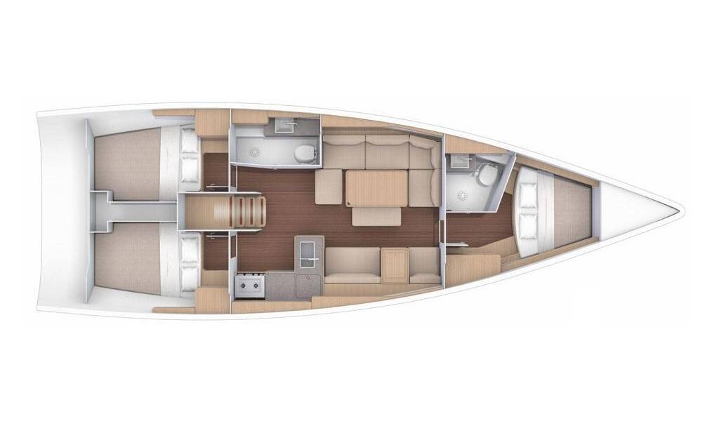 Segelyachten Dufour 412 Altair