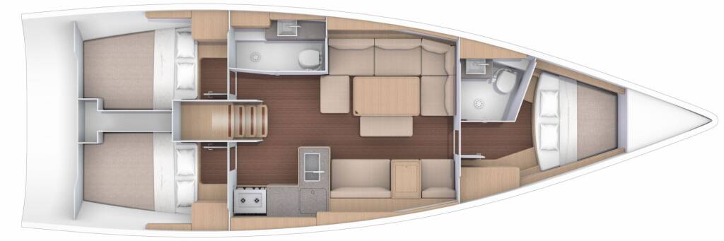 Sailing yacht Dufour 412 Oykum