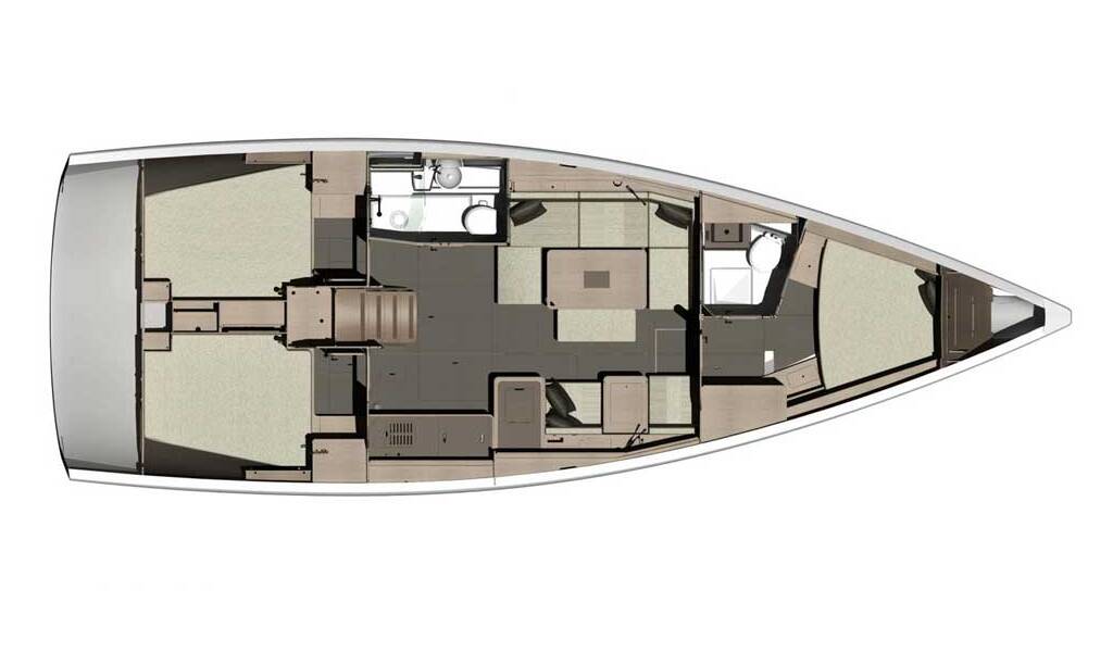 Sailing yacht Dufour 412 Blue Sky