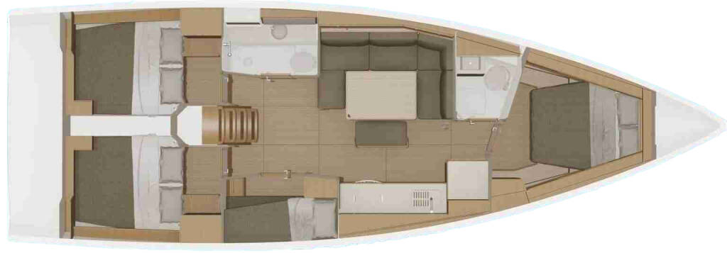 Sailing yacht Dufour 430 PRESTIGE
