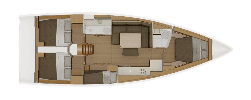 Sailing yacht Dufour 430 First Love