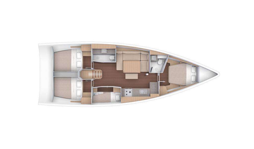Segelyachten Dufour 430 Catacea
