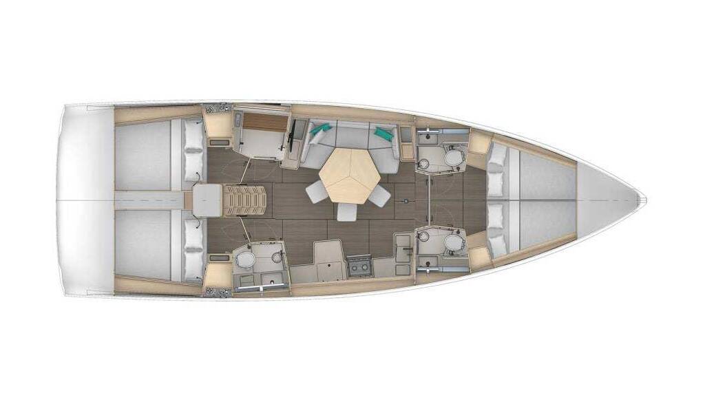 Sailing yacht Dufour 44 Alkor