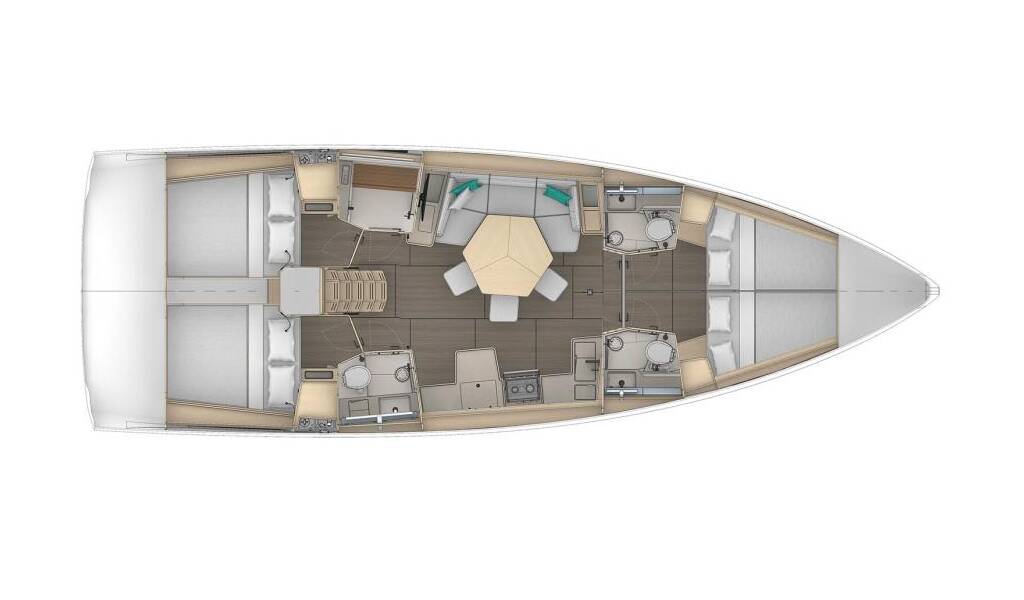 Sailing yacht Dufour 44 Capybara