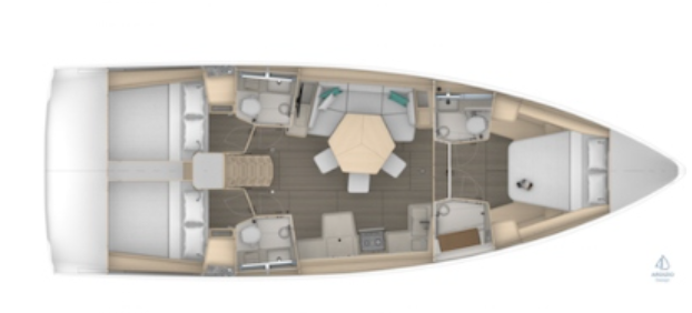 Sailing yacht Dufour 44 Junior Mary 2