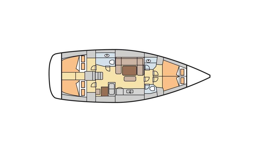 Sailing yacht Dufour 450 GL Maroussa