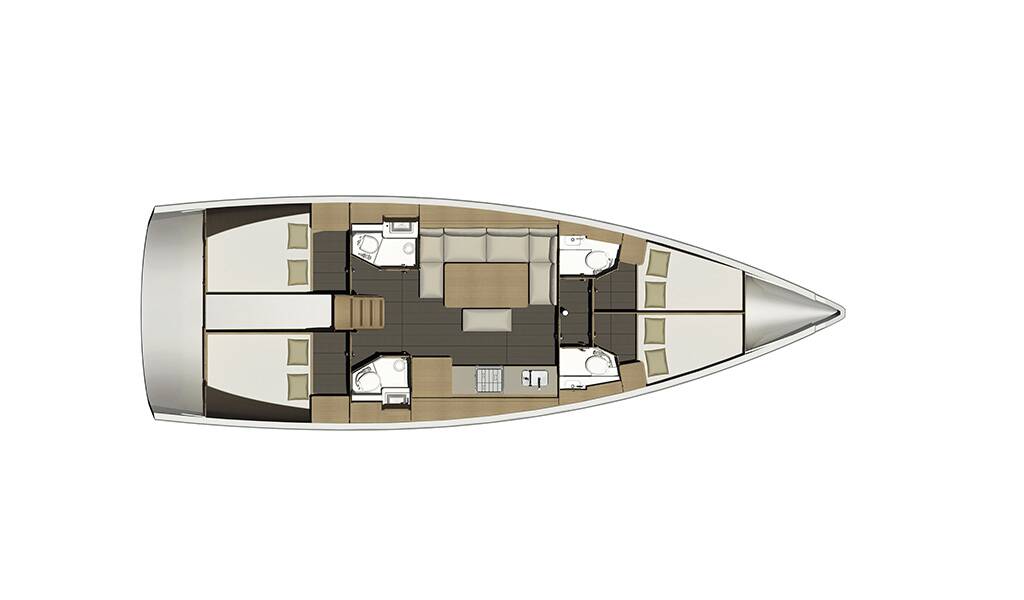 Sailing yacht Dufour 460 GL Get Lucky