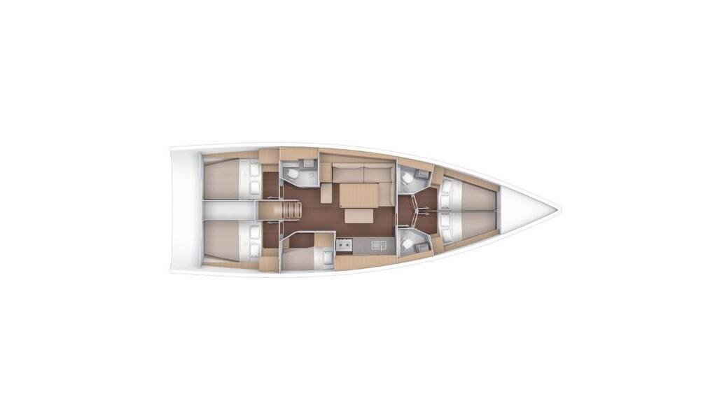 Sailing yacht Dufour 470 Cupid