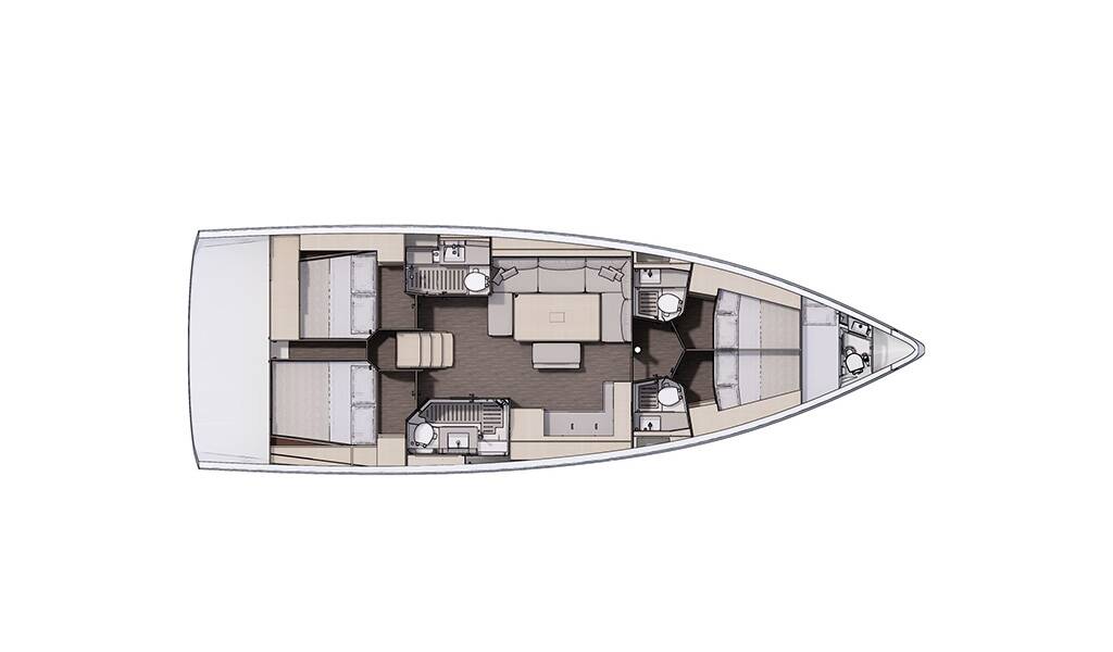 Sailing yacht Dufour 470 Alibaba
