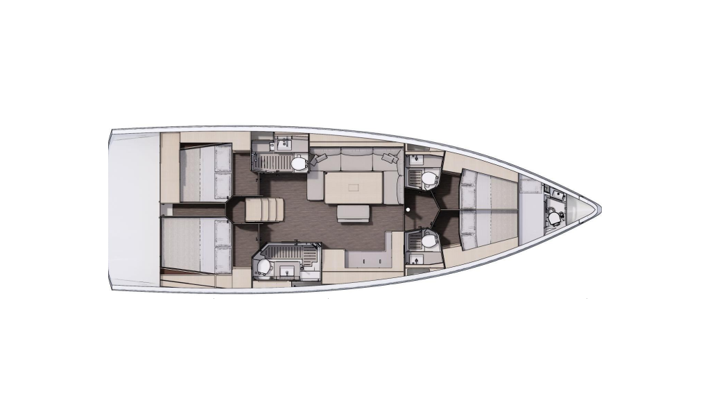 Sailing yacht Dufour 470 Happiness