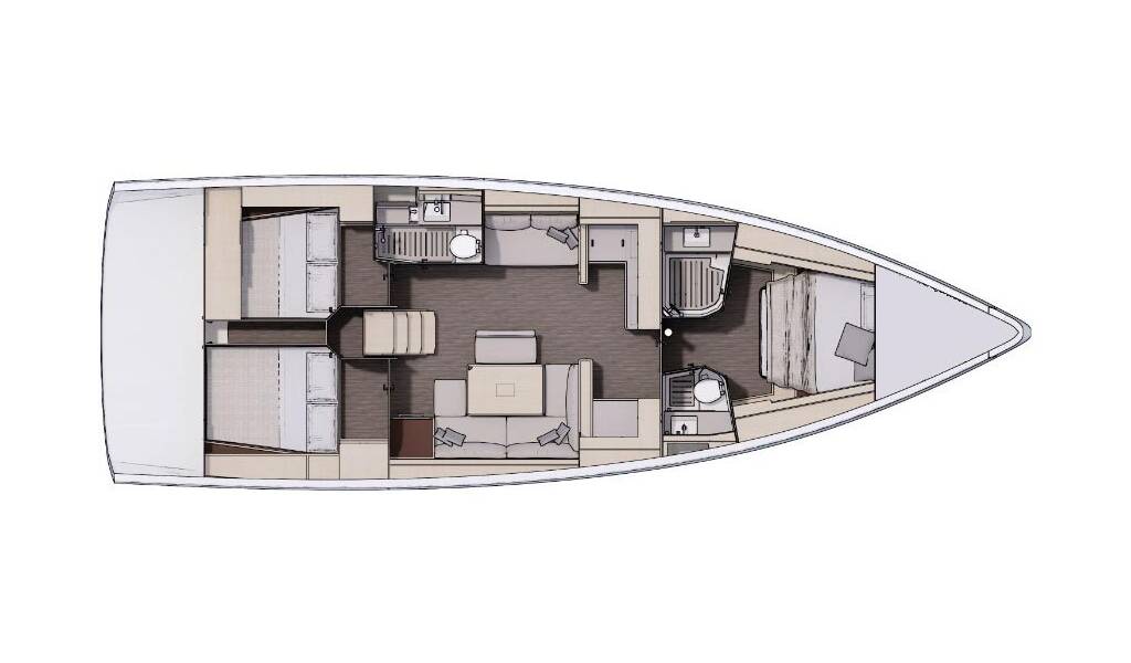 Sailing yacht Dufour 470 Spirit