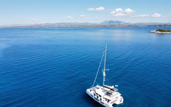 Dufour 48 Catamaran My Blue Heaven Athens, Alimos marina