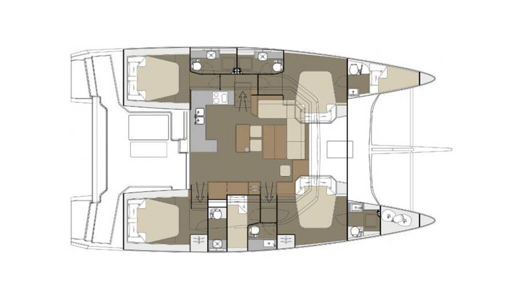 Katamaran Dufour 48 Catamaran Var