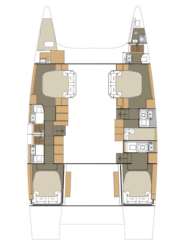 Katamaran Dufour 48 Catamaran Uma