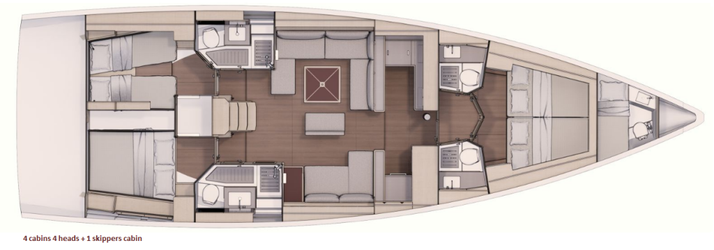 Segelyachten Dufour 530 Hermes