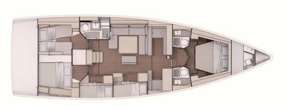 Segelyachten Dufour 530 Edvige