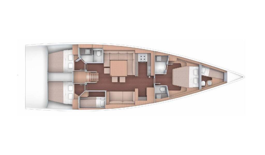 Sailing yacht Dufour 56 Exclusive POSEIDON
