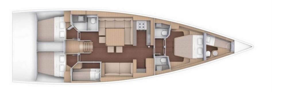 Sailing yacht Dufour 56 Exclusive Morisia