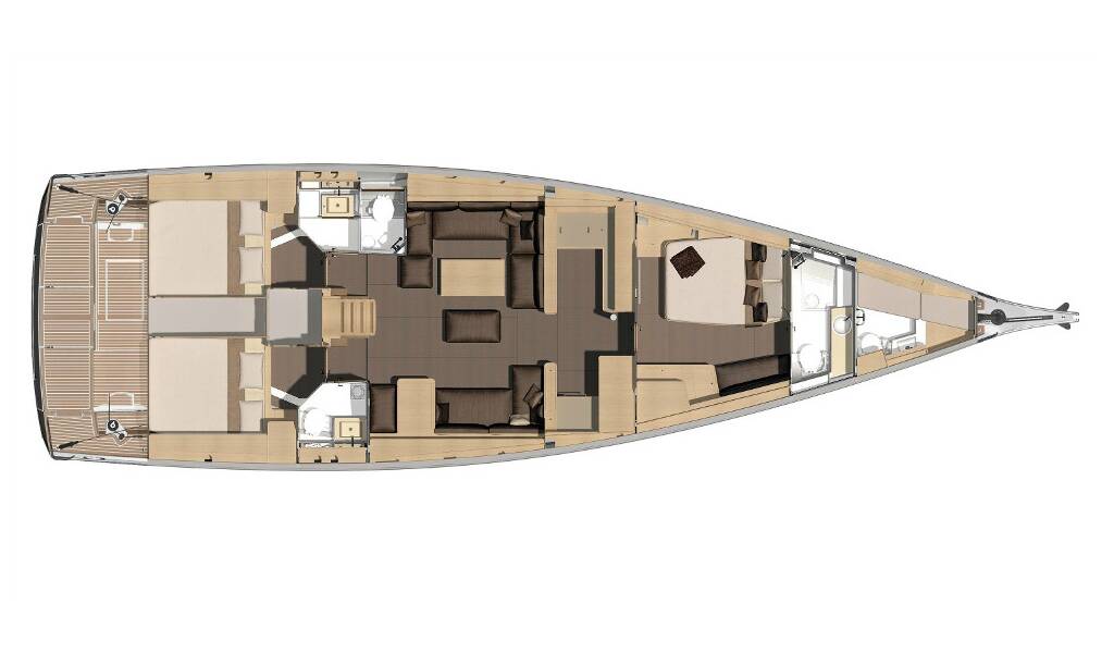 Sailing yacht Dufour 560 GL Drunken Sailor