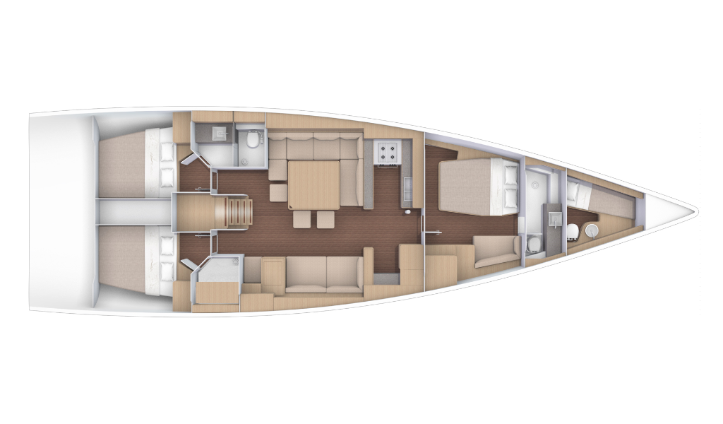 Segelyachten Dufour Exclusive 56 Kabuki