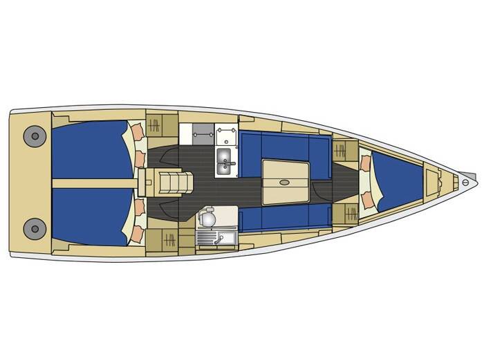 Segelyachten Elan 350 Performance X-Ray