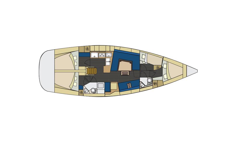 Sailing yacht Elan 444 Impression Okea Iris