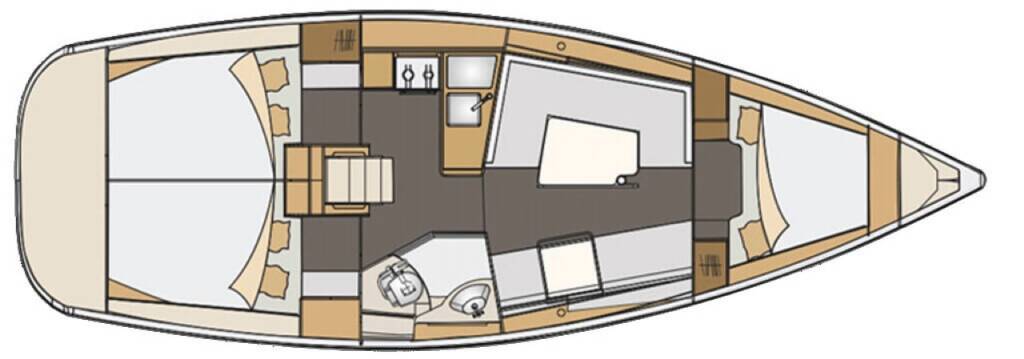 Sailing yacht Elan Impression 35 Arashi