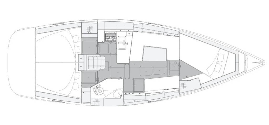 Sailing yacht Elan Impression 40.1 Le Mat