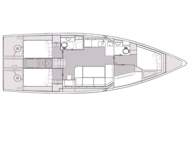 Sailing yacht Elan Impression 45 Bava