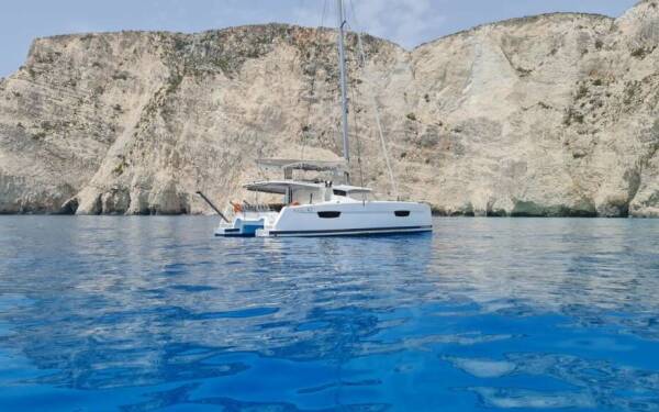 Fountaine Pajot Astrea 42 Nostos Lefkas main port