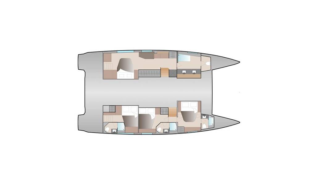 Catamaran Fountaine Pajot Aura 51 Le Grand Bogavant