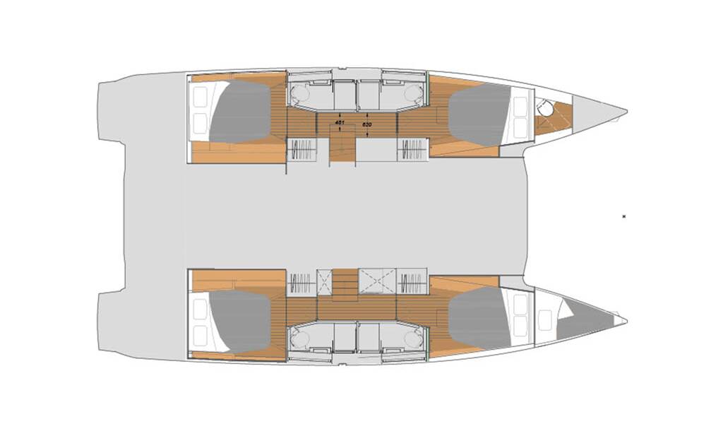 Catamaran Fountaine Pajot Elba 45 Nahoa