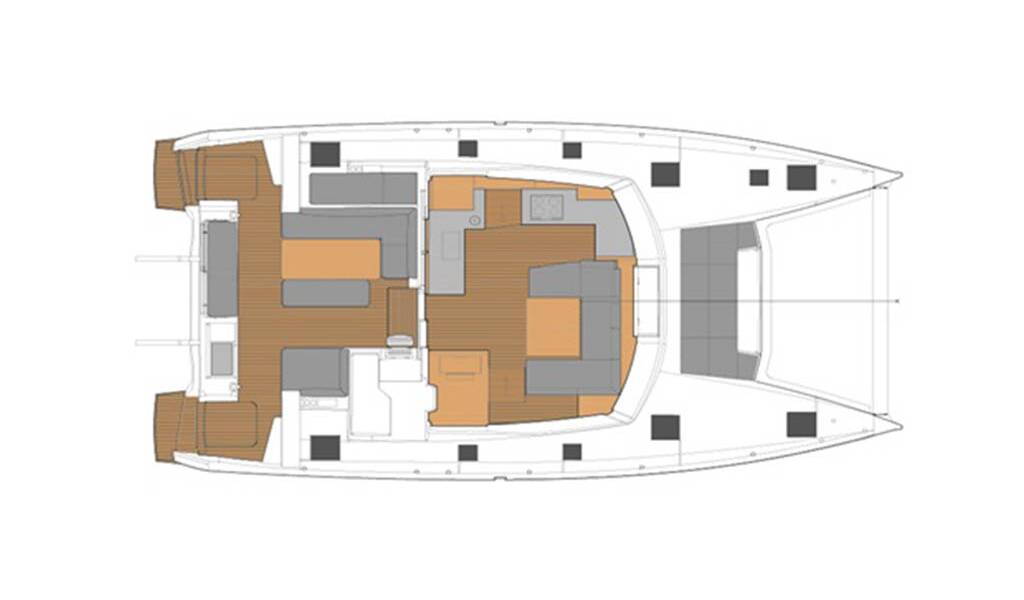 Katamaran Fountaine Pajot Elba 45 Coco