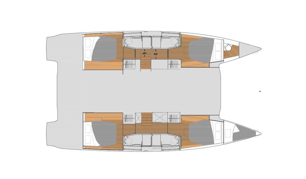 Katamaran Fountaine Pajot Elba 45 Olympia Athena